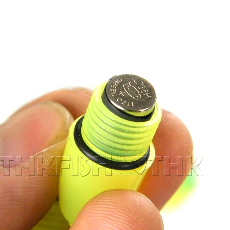 10Set  Lot LED Twin Bell Fishing Tackle Green Rod Clip Tip Lights Bait Alarm Fishing Alarm