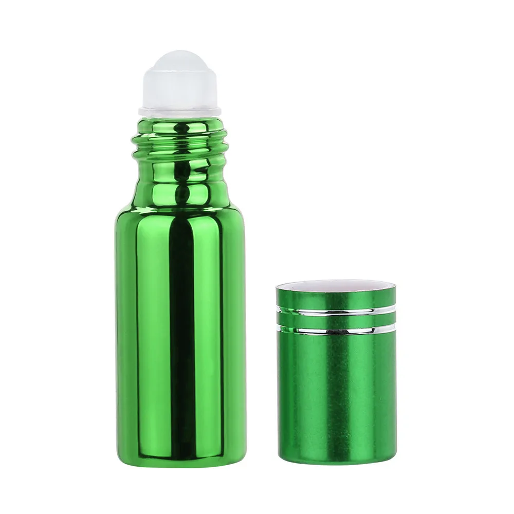 5 мл эфирное масло парфюм мини пустая стеклянная бутылка ролик шарик многоразового 9,13