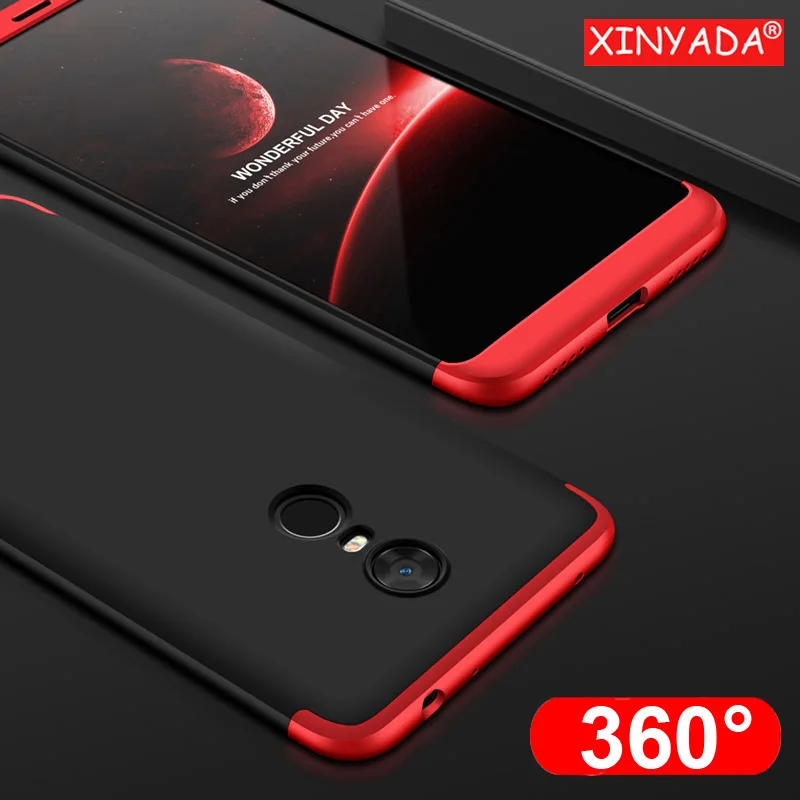 

luxury armor 360 Cover For Xiaomi Redmi 5 Plus Redmi5 Pro Case hard Bumper coque protector shell funda