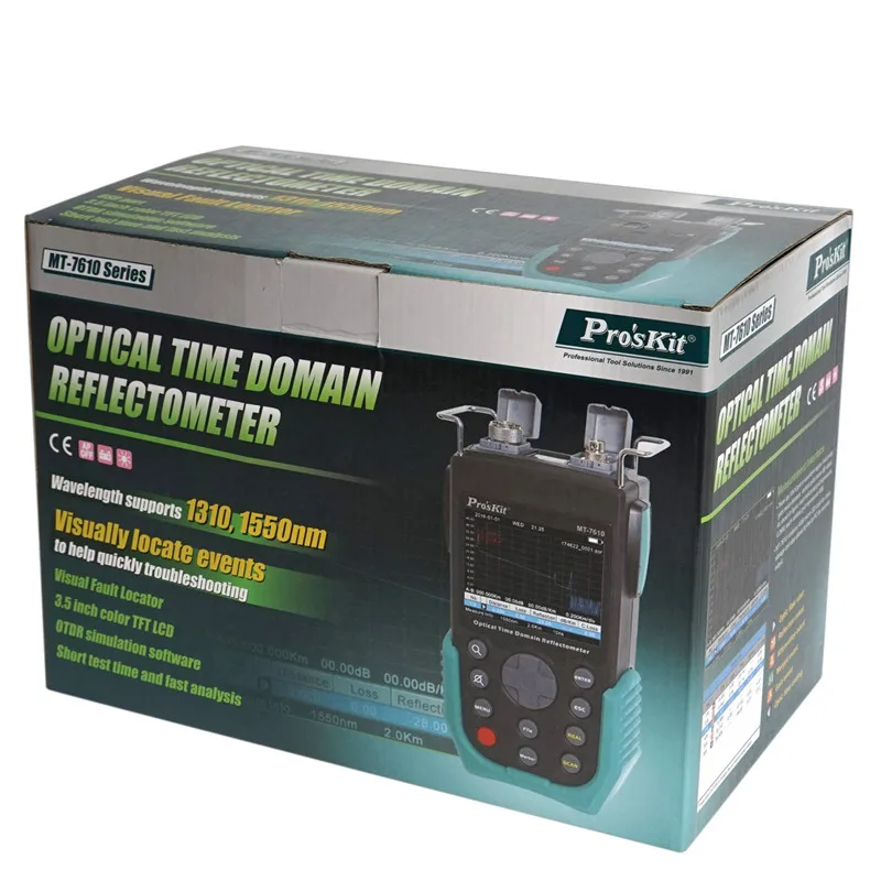 MT-7610G OTDR Optical Time Domain Reflectometer Fiber Tester Fault Breakpoint Detector