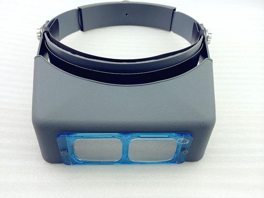 

Jewelry Tools Double Lens Headmounted Headband Reading Magnifier Head Wearing Magnifying Glass Loupe 4 Magnifications