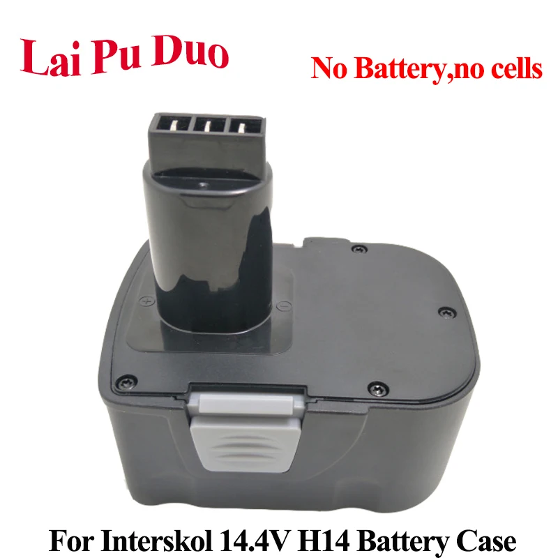 Billig Für Interskol H14 14,4 V Ni CD Kunststoff Fall (Keine batterie Keine zellen) DA 13 14.4E Werkzeug Akku Shell Abdeckung