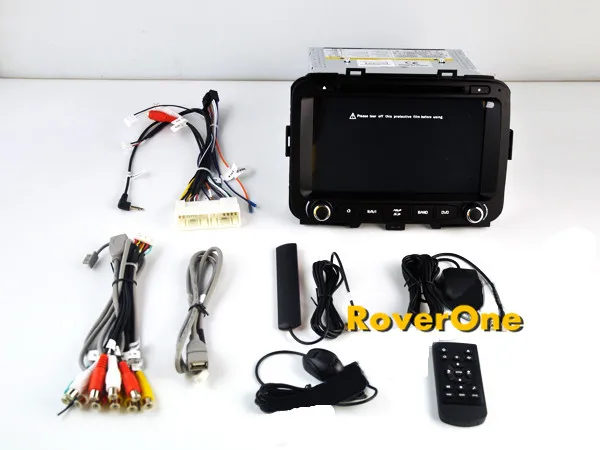 Discount RoverOne S200 Android 8.0 Car Multimedia Player For Kia Carens 2013 - 2015 Autoradio DVD Radio Stereo GPS Navigation Bluetooth 5