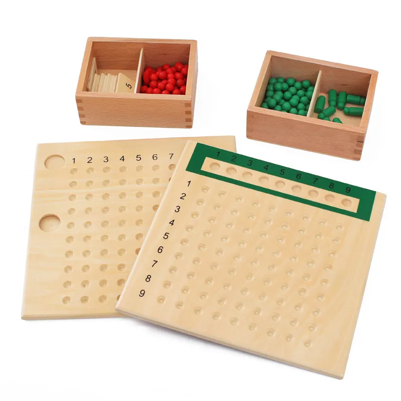

Wooden Montessori Math Toys Multiplication and Division Educational Learning Learning Toys for Kids Juguetes Brinquedos YF0545H