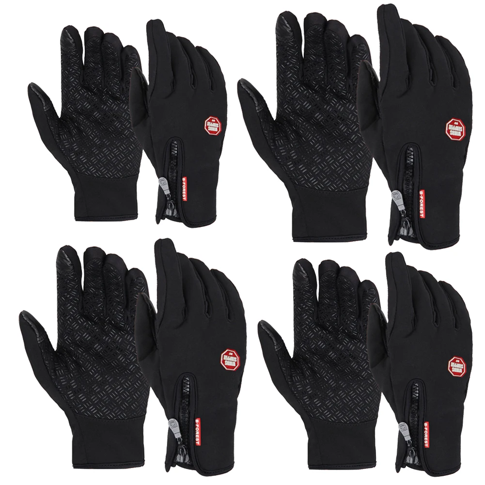 Warm Windproof Waterproof Touch Screen font b Glove b font Mittens Fleece Outdoor Cycling font b