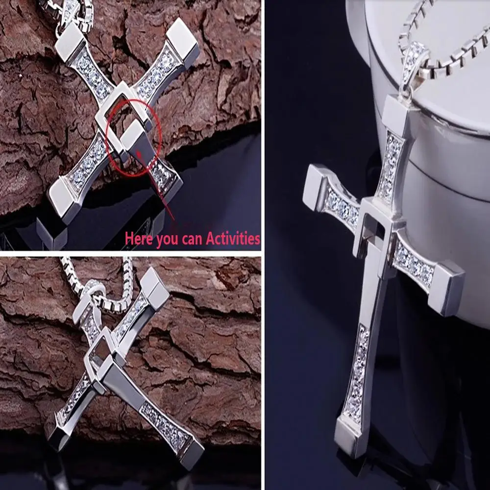 Ожерелье Макси Collares 2017 Форсаж 6 7 жесткий газовый актер Доминик Торетто/Крест