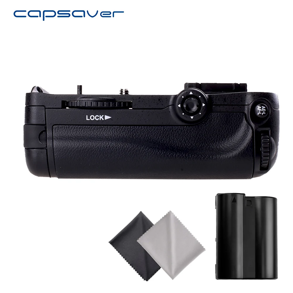 

capsaver Vertical Battery Grip with 1pc EN-EL15 Battery for Nikon D7000 DSLR Cameras Replace MB-D11 Multi-power Battery Holder
