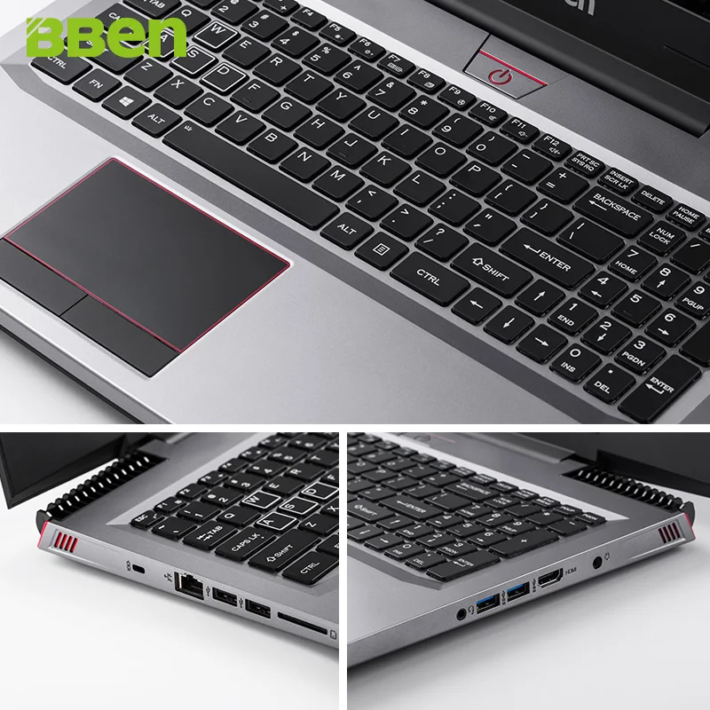 BBEN G16 15 6 "предварительно Win10 Intel I7 7700HQ Процессор NVIDIA GTX1060 GDDR5 FHD1920 * 1080 32 г