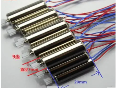 

20 шт. (10cw/10ccw) двигатель для Syma X5 X5C SYMA X5SC X5SW RC Quadcopter Drone запасные части