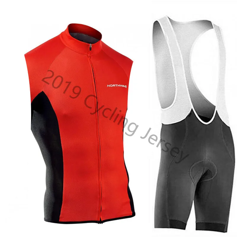 

NW Northwave 2019 Cycling Jersey Summer Team Vest Sleeveless Cycling Set Bike Clothes Ropa Ciclismo Cycling Clothing Sports Suit