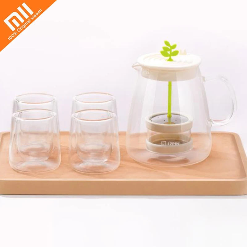  Original xiaomi mijia17PIN tea fun pot set 800ml capacity high borosilicate high temperature glass 