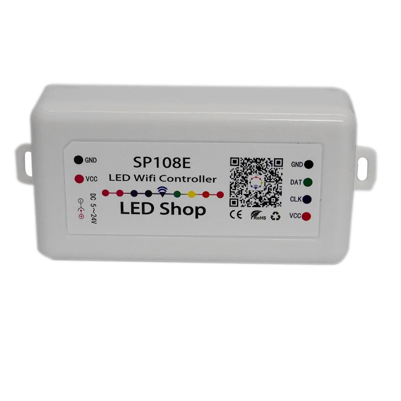

wholesale SP108E/SP105E smart pixel wifi/Bluetooth controller by phone IOS Android APP For WS2813 2811 WS2812B pixel led strip