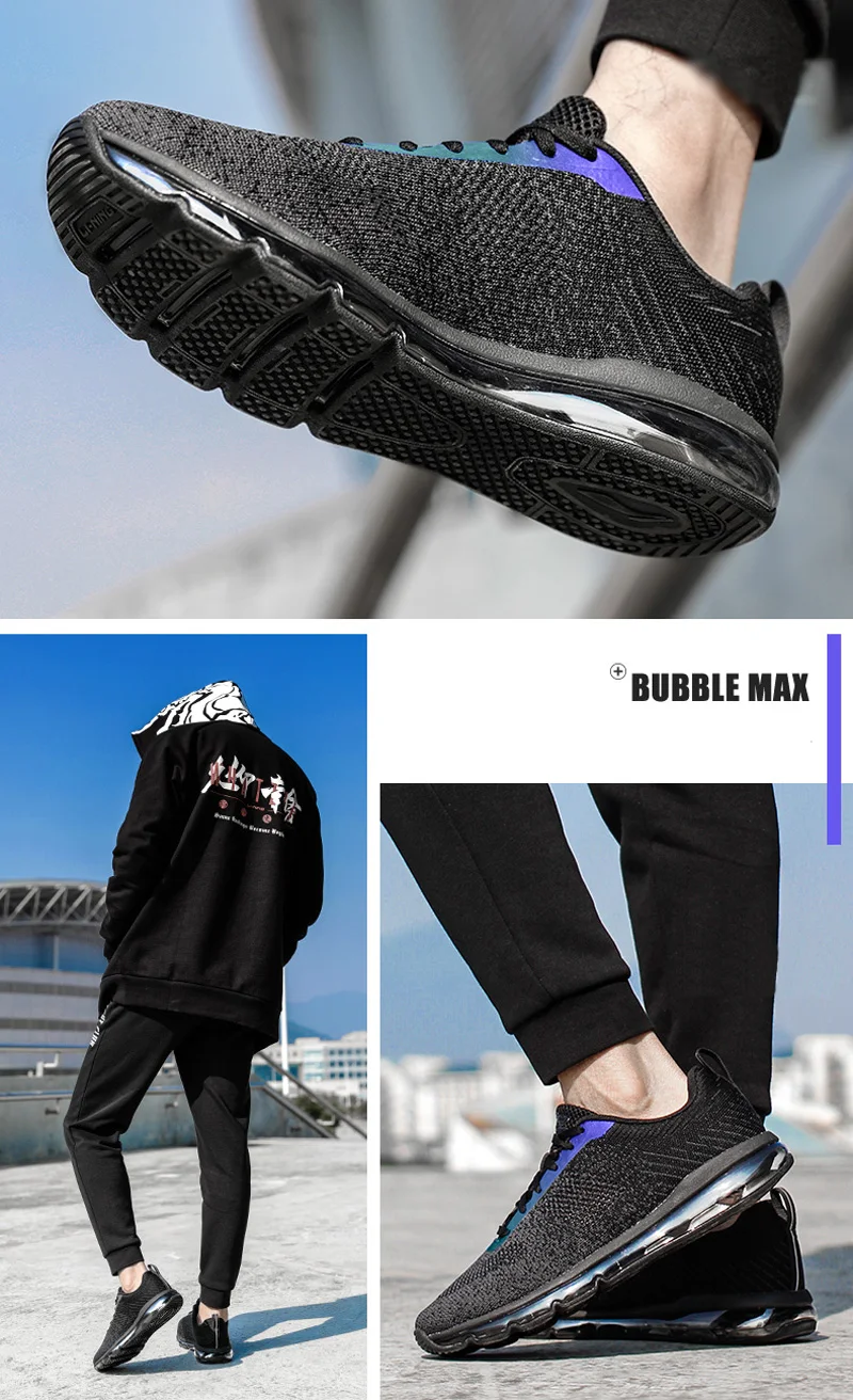 Li-Ning/Мужская обувь Bubble Max в классическом стиле; кроссовки с подкладом; дышащая удобная спортивная обувь для фитнеса; AGCN075 YXB134