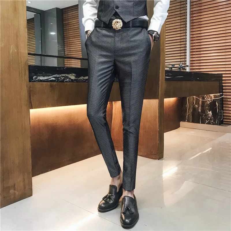 Autumn and winter suit pants men high quality mens trousers 28 29 30 31 32 33 34 35