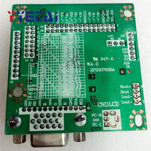 YongYeTai MT6820 GOLD-A7 Универсальный LVDS напряжение 5 В ЖК-драйвер плата 8-42 дюймов Поддержка