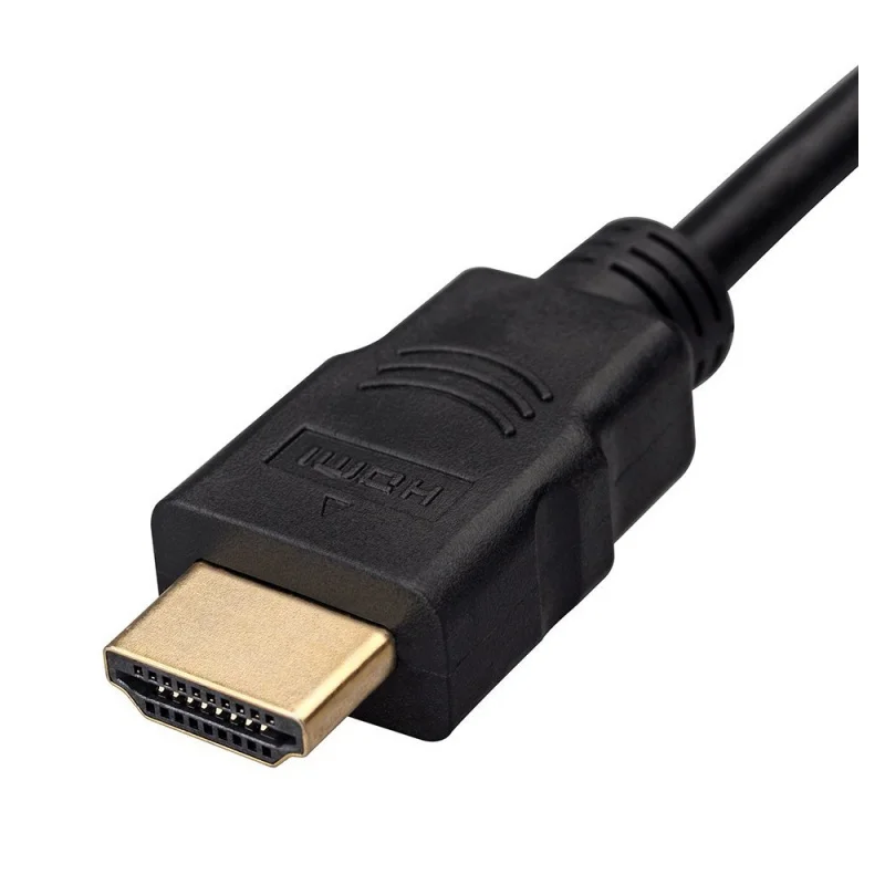 [Обновленная версия] HDMI 1080P к VGA кабель адаптер конвертер для ПК ноутбука без питания, Raspberry Pi-черный
