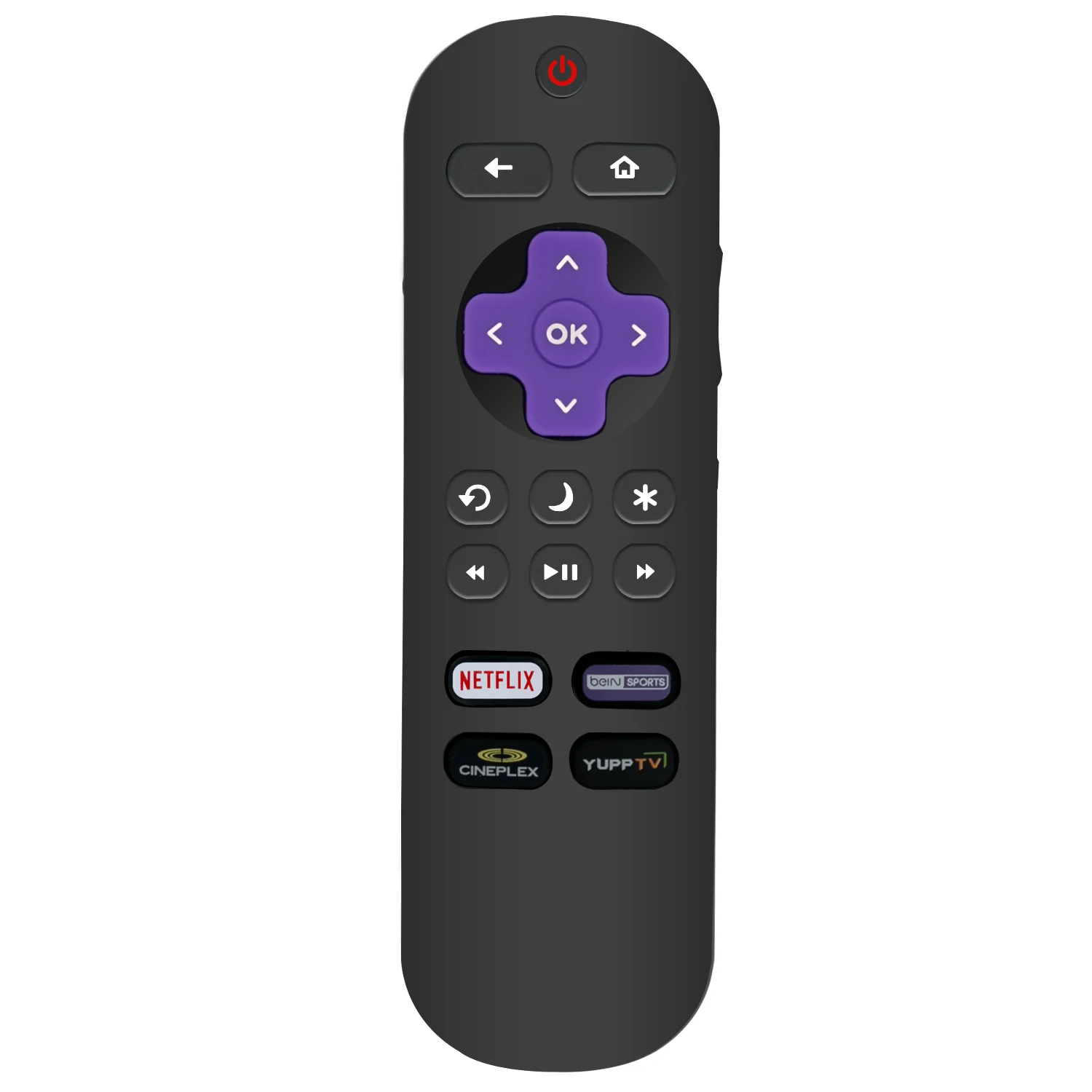 

New Remote Control 101018E0007 for RCA Roku TV RTR3261-CA RTR4361-CA RTR5061-CA NETFLIX with BEIN SPORTS CINEPLEX YUPPTV