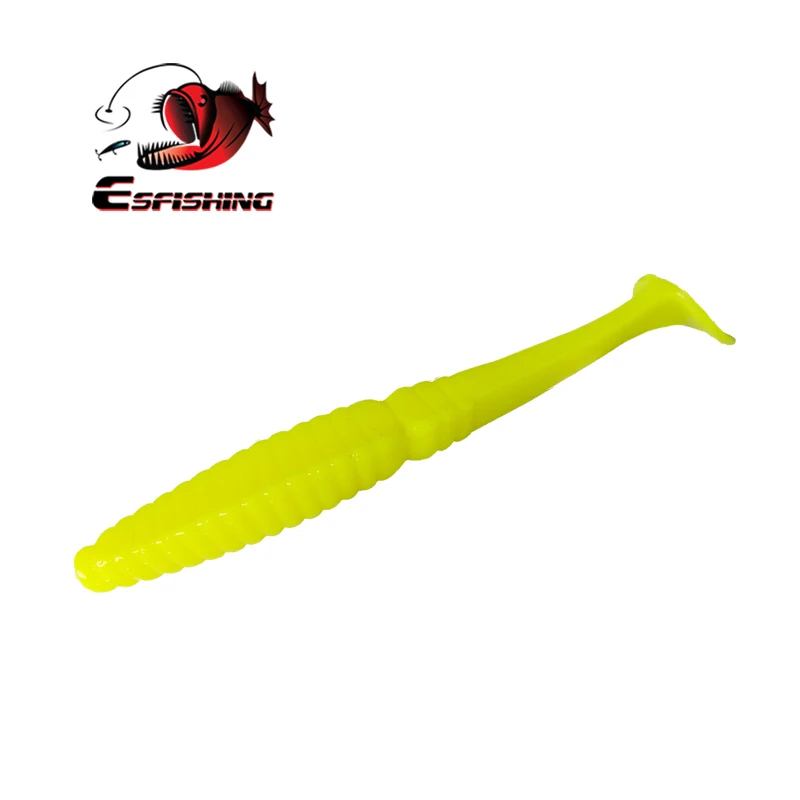 Señuelos de Pesca de trucha Pesca 6 unids piezas cebo de silicona señuelos cebo suave 10 cm/7,2G Stagger Shad 4 \