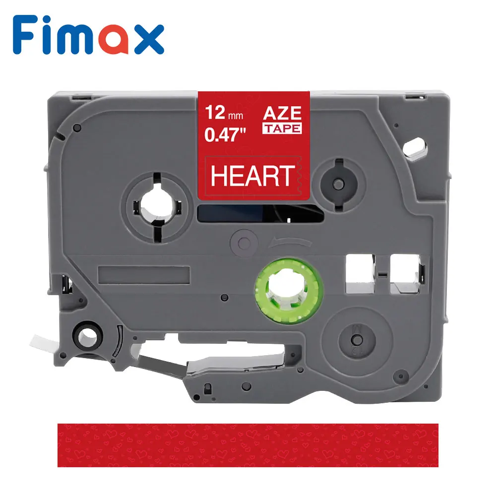 Fimax 12 шт. лента с цветочным узором Tze231 этикетка совместимая для принтера Brother p touch