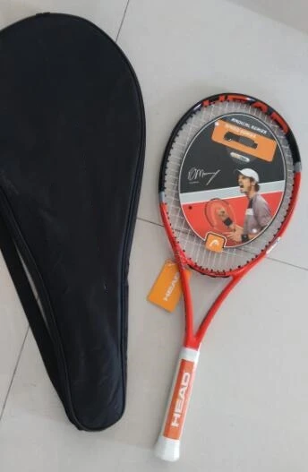 

2016 High Quality Head Tennis Racket Microgel Radical MP L4 Carbon Fiber Tennis Racket With Bag Tennis Grip Size 4 1/4 & 4 3/8