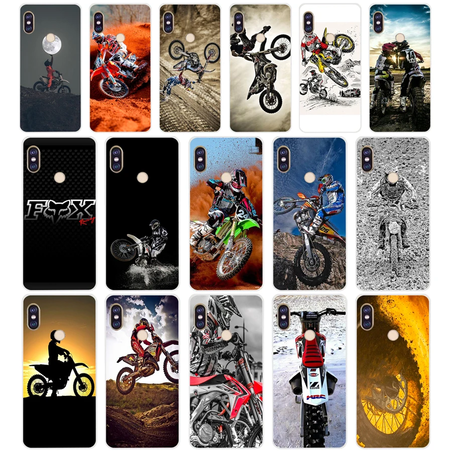 

248SD Motocross moto cross dirtbikes Soft Silicone Tpu Cover phone Case for xiaomi redmi 5A 5Plus note 5 5A Pro mi 6