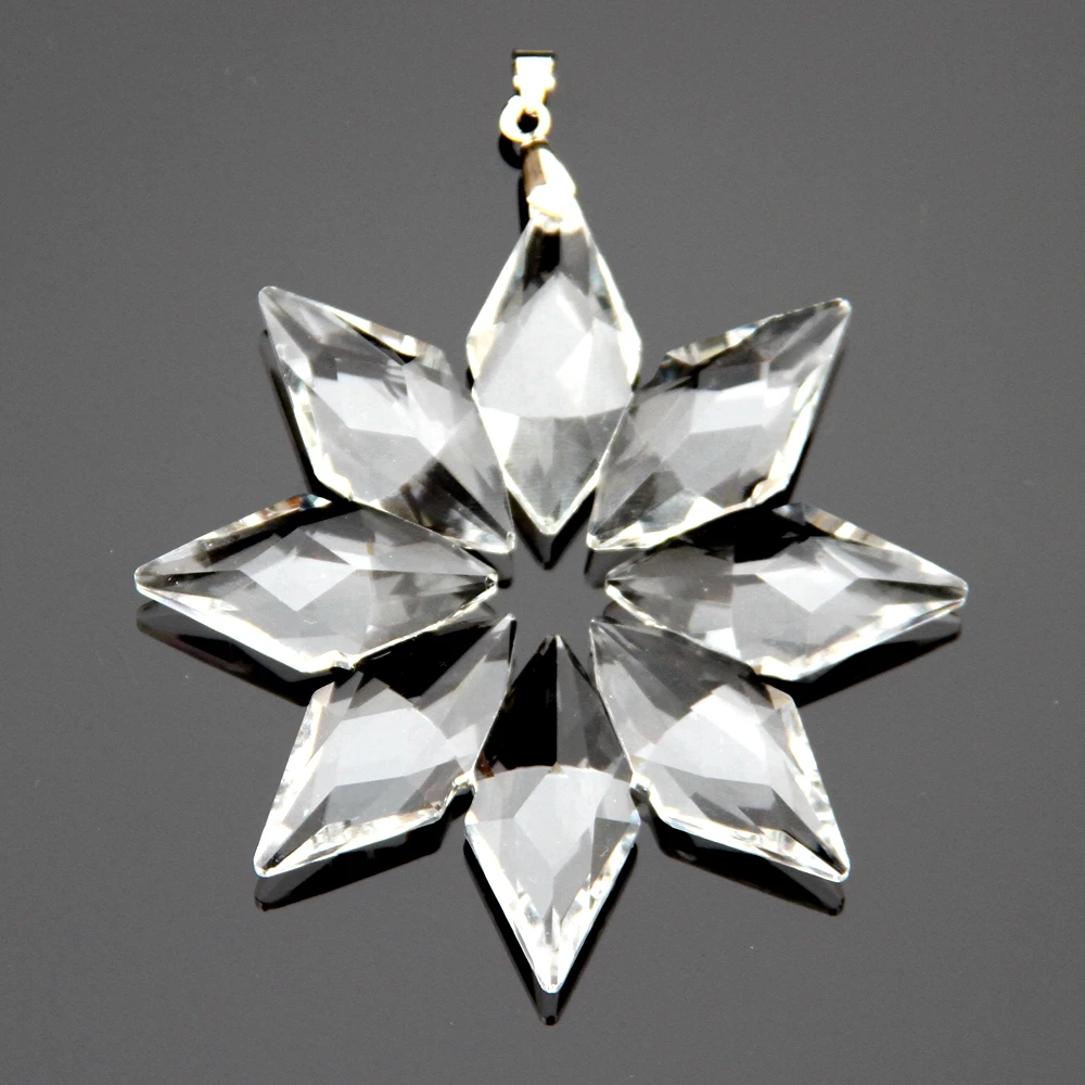 Buy New ArrIval !! 10pc 89mm Flower Shape Clear