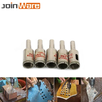 

5Pcs 20mm Diamond Coated Holesaw Marble Drill Bit For Ceramic Glass and Tile Hollow Core Drill Bits Extractor Tools Hole Saws