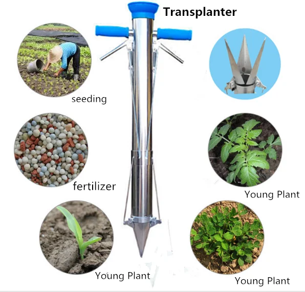 Автоматическая сельскохозяйственная сеялка семян кукурузы арахиса dibbler для трансплантации рассады посадочное устройство