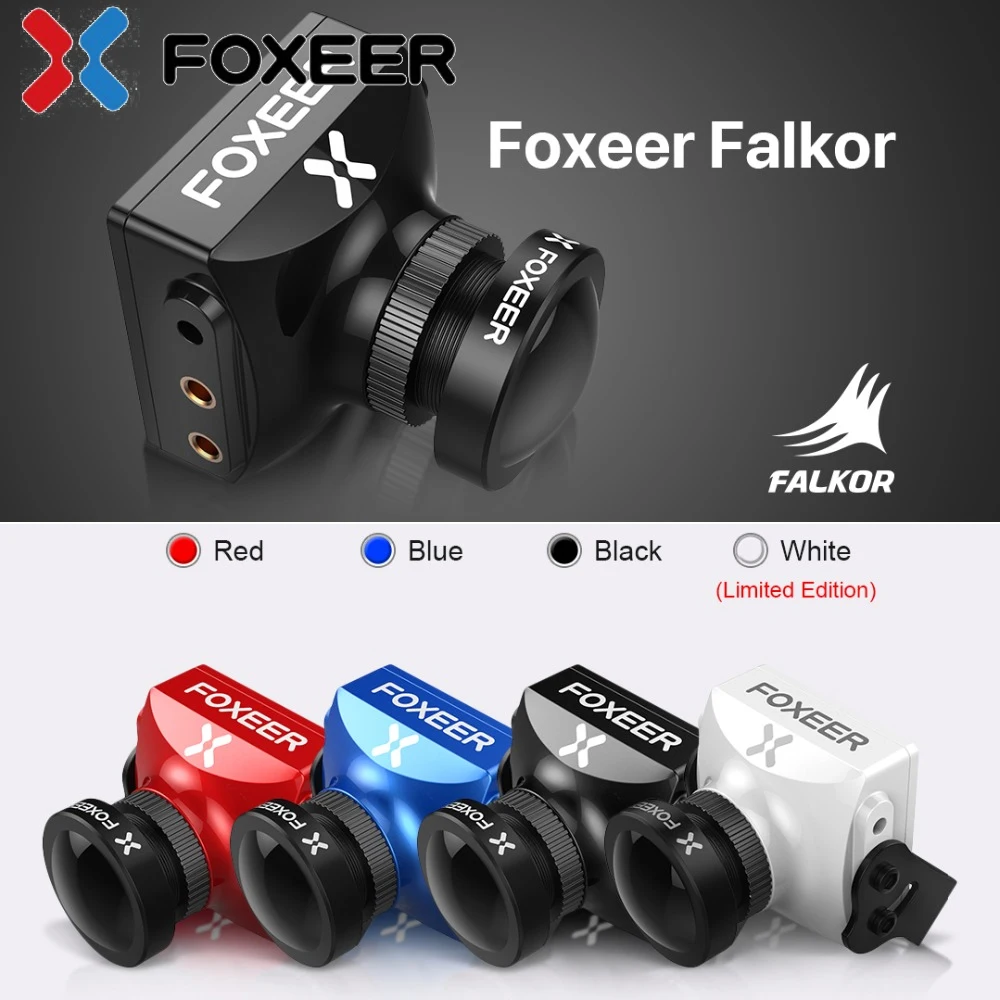 

Foxeer Falkor FPV Camera 1200TVL 1/3 CMOS 4:3 / 16:9 PAL / NTSC Switchable G-WDR OSD For RC Racing Drone
