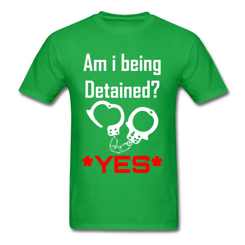 Detained Lovers Day 100% Cotton Round Collar Tops & Tees Short Sleeve Design Tops Tees Cute Customized T-Shirt Detained green