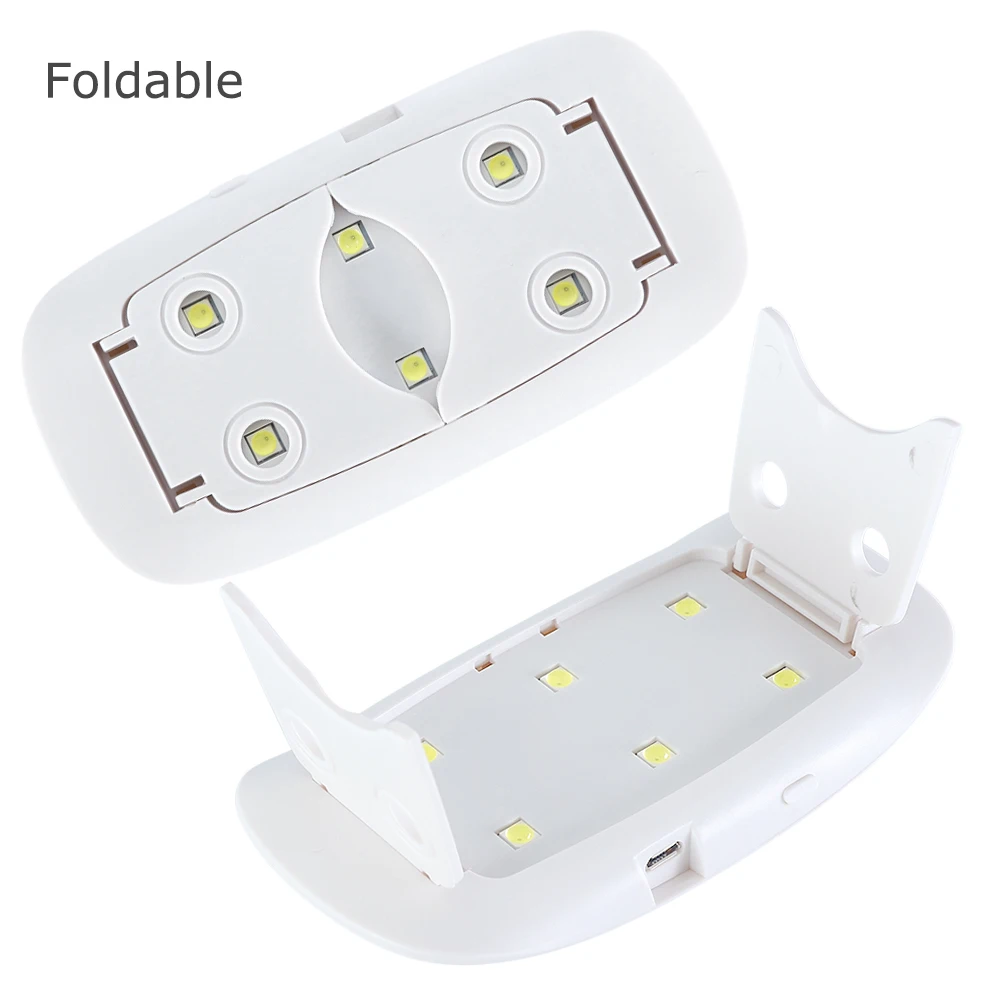 Foldable lamp for manicure