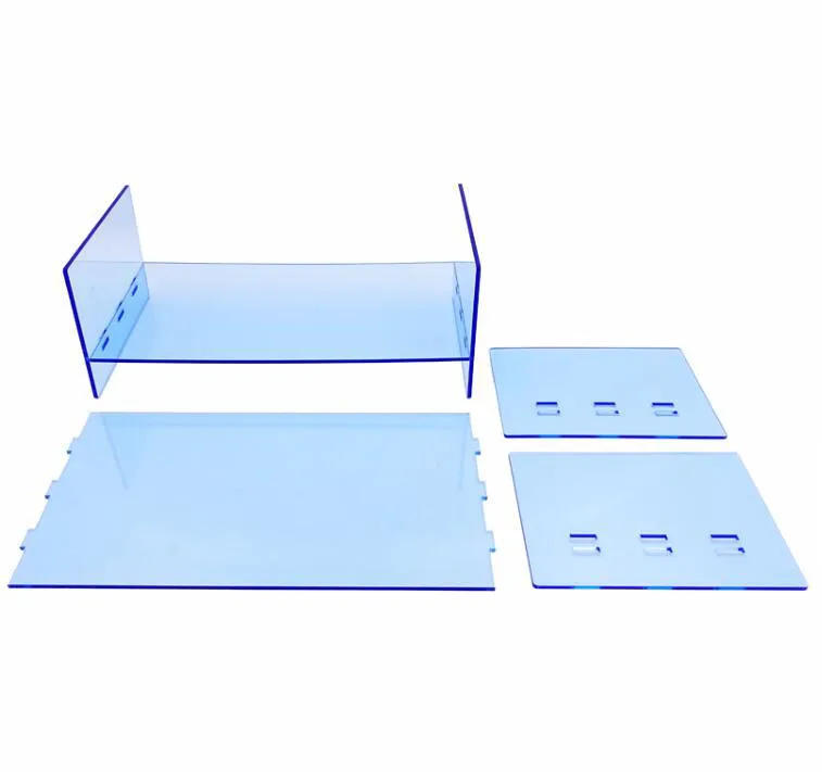 

Transparent Acrylic Separator Clapboard Ramen Box Partition For 1/32 Tamiya Mini 4WD Racing Car Model 95086