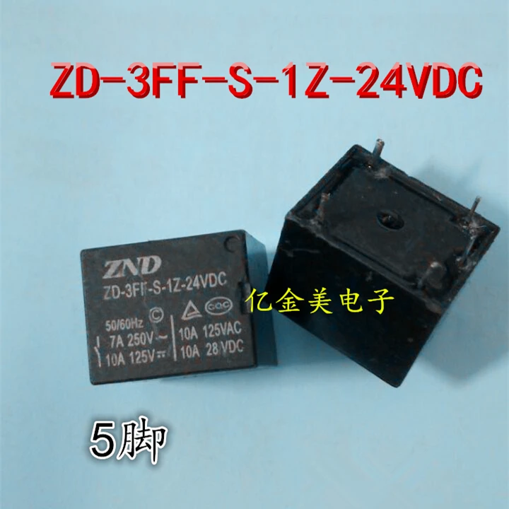 ZD 3FF S 1Z 24VDC ZND relay 5 pin 24V electromagnetic relay-in Relays ...