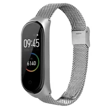 Браслет mi Band 3 4 Металлический Безвинтовой браслет из нержавеющей стали для Xiaomi mi Band 4 браслет mi band 3 браслеты Pulseira mi Band 4 ремешок