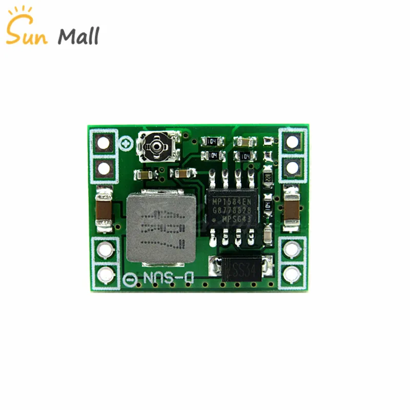 

Ultra-Small Size DC-DC Step Down Power Supply Module MP1584EN 3A Adjustable Buck Converter for Arduino Replace LM2596