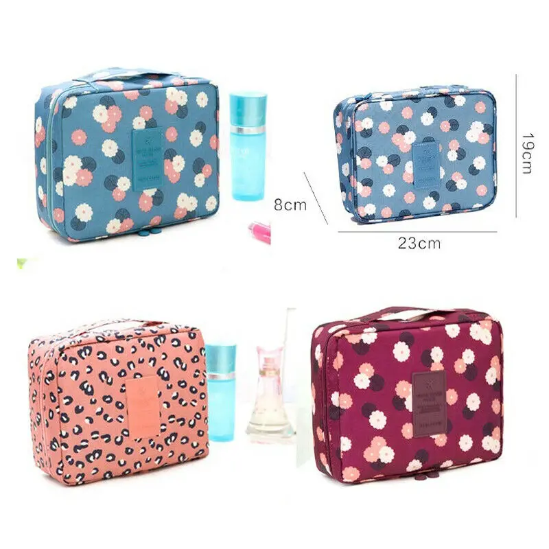 Travel Cosmetic Makeup Bag Toiletry Case Hanging Pouch Wash Organizer Storage Multifunction Travel Portable Cosmetic Bag Makeup