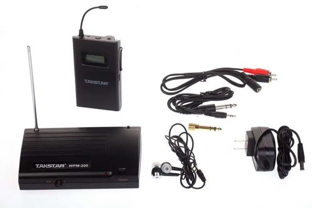 Беспроводные стереонаушники Takstar WPM 200 персональный беспроводной монитор UHF