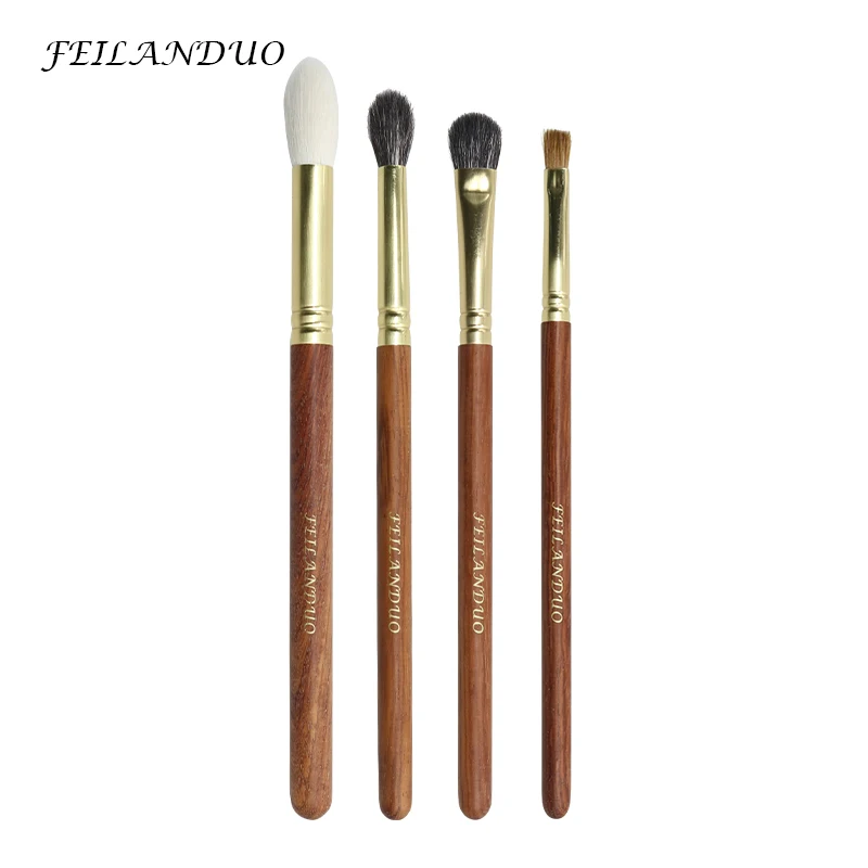 

Makeup Brushes Set 4 Pcs/Set Cosmetic Tools Eyebrow Eyeshadow Blending Foundation Brushes Professional Makeup Burshes Kits