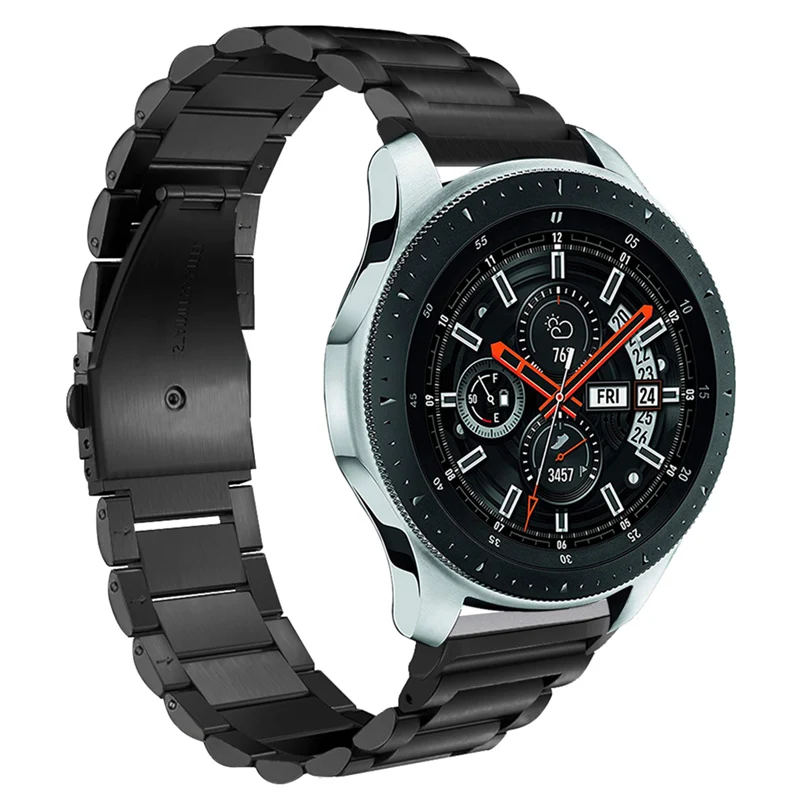 Роскошный Смарт-браслет для samsung Galaxy Watch S4 42 мм 46 мм сменный ремешок для часов металлический браслет из нержавеющей стали