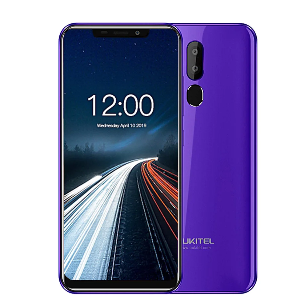 Oukitel C12 Pro 4G 6,1" 19:9 Android 8,1 Face ID 2 Гб ОЗУ 16 Гб ПЗУ 3300 мАч мобильный телефон MT6739 четырехъядерный смартфон с отпечатком пальца