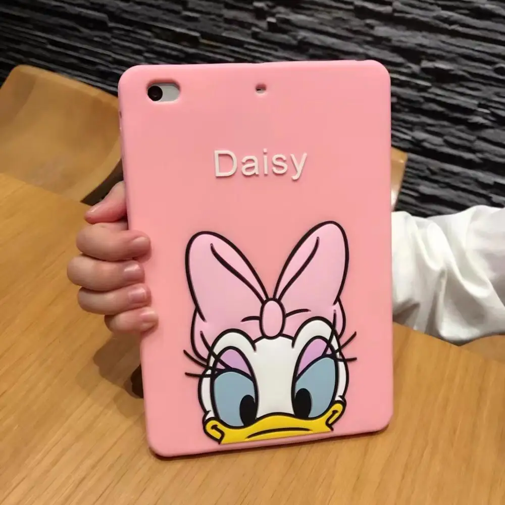 For mini 1 2 3 Мультяшный Силиконовый противоударный чехол для IPad Mini 1 2 3 4 Стенд чехол для планшета для нового IPad Mini 5 детский безопасный Чехол+ подарок - Цвет: For mini 1 2 3