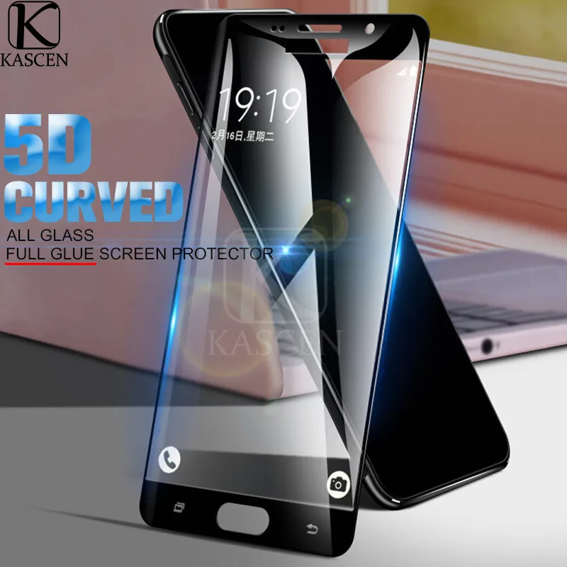 

KASCEN 5D Curved Tempered Glass For Samsung Galaxy A3 A5 A6 A7 A8 Plus J3 J5 J7 2017 2018 Full Glue Cover Screen Protector Film
