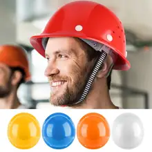 Регулируемый дышащий защитный шлем из АБС-пластика для строительной площадки