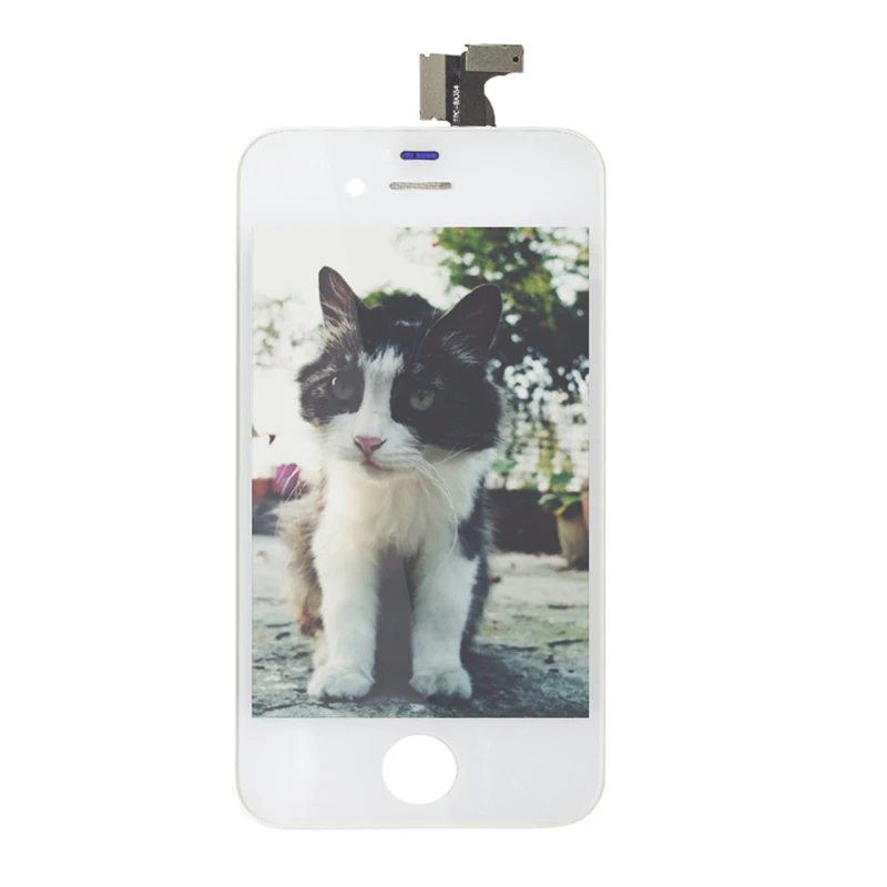 

AAAAA Quality Black/White LCD Display For iPhone 4 LCD Touch Screen Digitizer For iPhone 4G A1332 A1349 LCD Screen Assembly+Gift