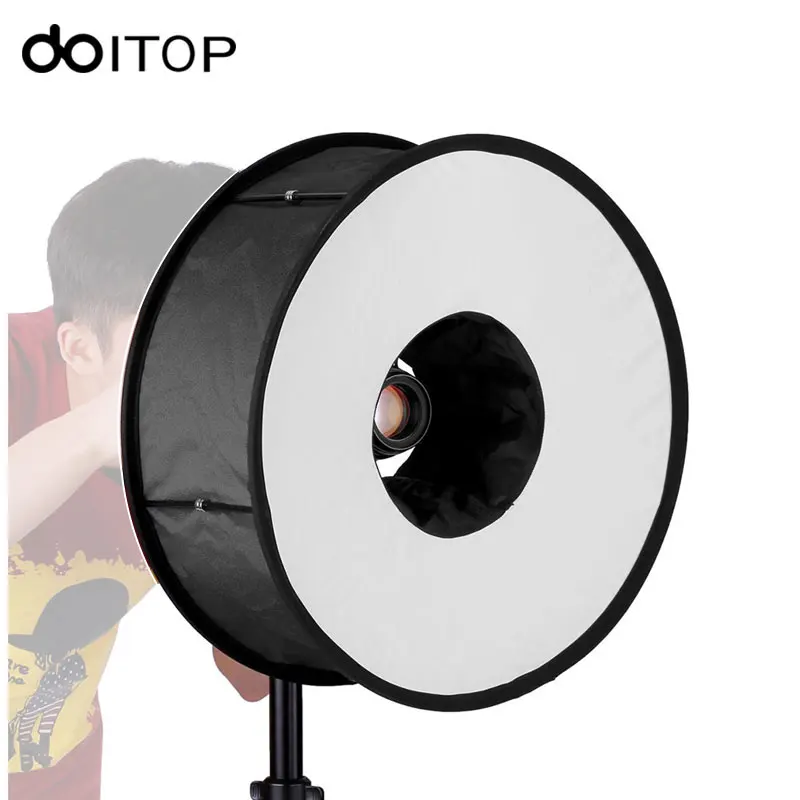 Special Offer for  DOITOP Ring Soft box For SpeedLite Flash light 45cm Foldable Difusor Macro Shoot Soft box for Canon