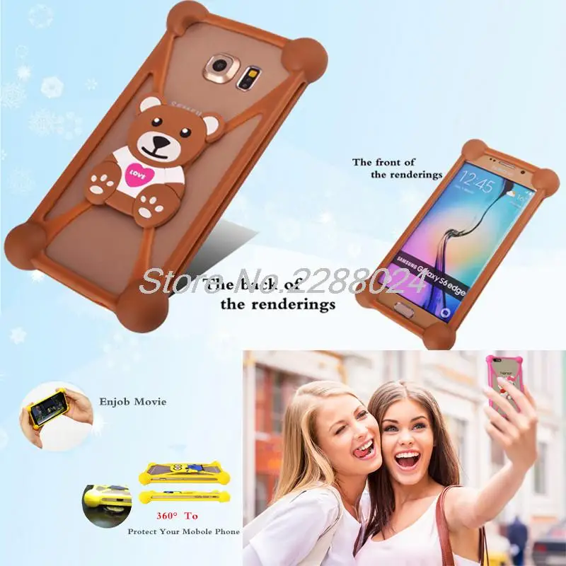 

Cute Cartoon Batman hello kitty Silicon Case Cover phone Screen corner protection for Koolnee Rainbow K1 Trio
