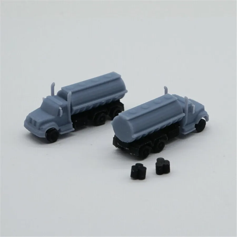 

Train railway model scene Z ratio 1:220 Heavy-duty truck Gasoline gas carrier