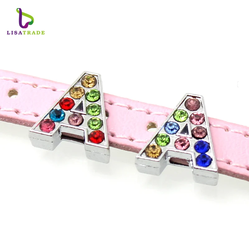 8 мм смесь стразов Слайд буквы 20 шт./лот подходит DIY браслет и LSSL015|bracelet bracelet|wristbands
