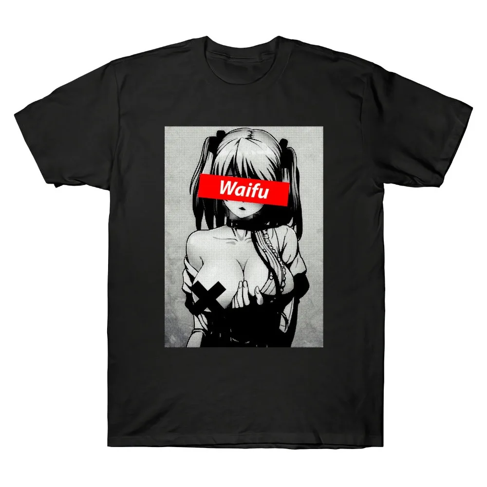

Waifu Shirt Otaku Hentai Cute Girl T Shirt for Men 2019 Summer Short Sleeve Cotton Clothing Concert T Shirts