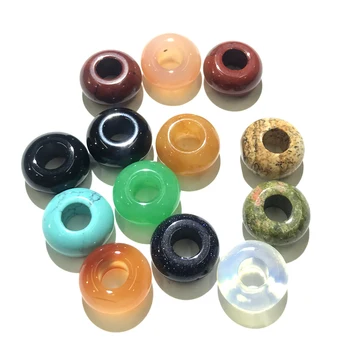 

10 PCS Natural Stone Pendants Crystal Agates Necklace Pendant For Jewelry Making Good Quality Size 7.5mmx14mm